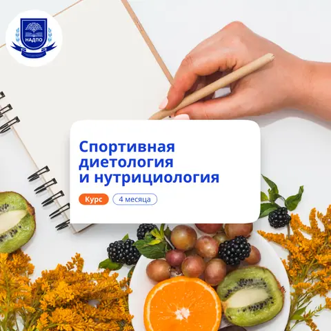 Спортивная диетология и нутрициология. Переподготовка — НАДПО